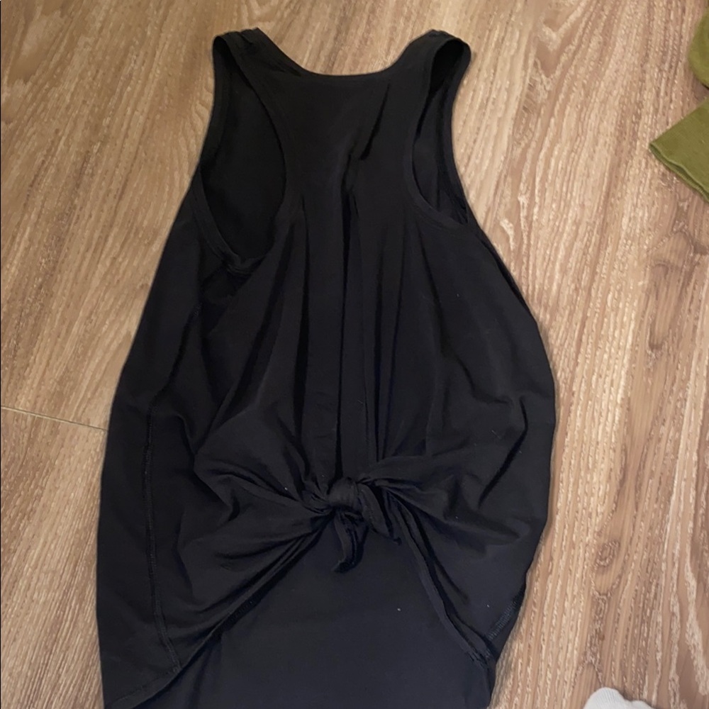 Lululemon open back tie top, size 4